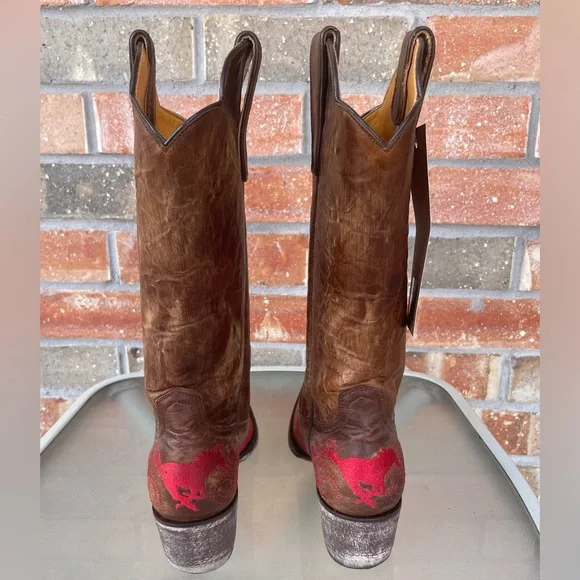 SMU Mustangs Gameday Cowboy Boots - Picture 5 of 9
